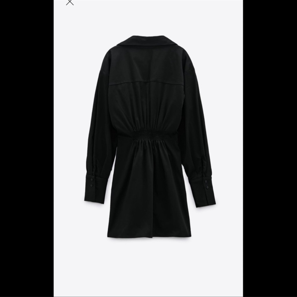 NEW ✨Zara Poplin Wrap Dress - Picture 3 of 8